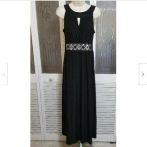 Nic & Dom Ladies Beautiful Black Long Maxi Dress